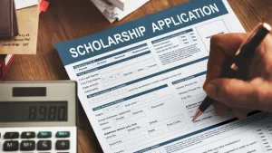 Searching for Arizona scholarships filling out forms