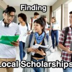 Students in hallway - scholarship search